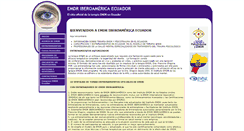 Desktop Screenshot of emdrecuador.org