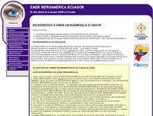 Tablet Screenshot of emdrecuador.org